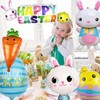 Oversized Easter Balloons 7 Pcs Easter Foil Helium Balloons for