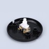 RecDec 2 Pack Floor Lamp Foot Switch Replacement Black and
