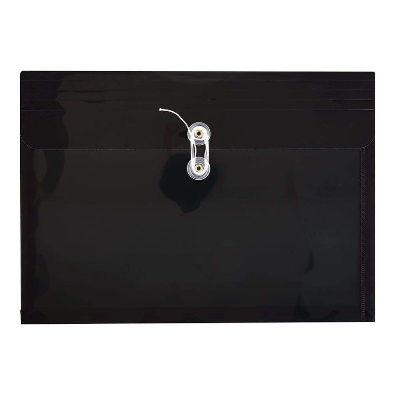 Staples Poly Envelopes w/Side Opening, Legal, Assorted, 5/Pack