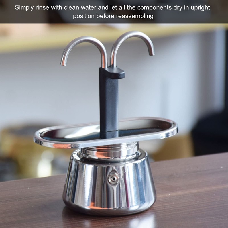 GOWENIC 2 Cup Stovetop Espresso Maker, Moka Pot Classic Italian