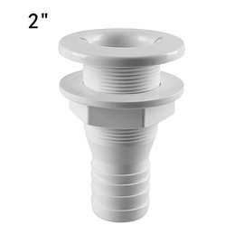 Board Passage, Marine Yacht Drain Ventilation Plastic Flow Bilge Pump Drain Vent Hull Bilge Fitting for Marine Yacht Sail RV Camper Truck