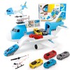 Shayson Transport Cargo Airplane Car Toy Play Set for Boys