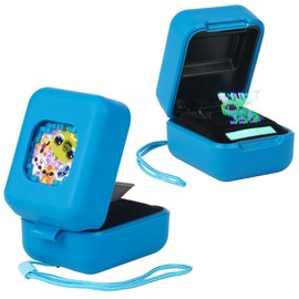 MGZNMTY Silicone Case for Bitzee Magicals Interactive Toy Digital Pet and Case, Protective Skin Cover for New Bitsy Electronic Virtual Pet (Magic Blue)