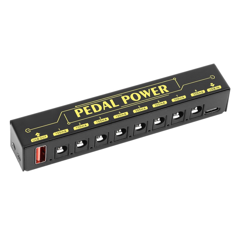 Guitar Pedal Power Supply 8 Way Isolated Low Noise Effect