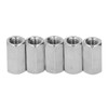 20PCS Hex Coupling Nuts 304 Stainless Steel Long Fine Thread