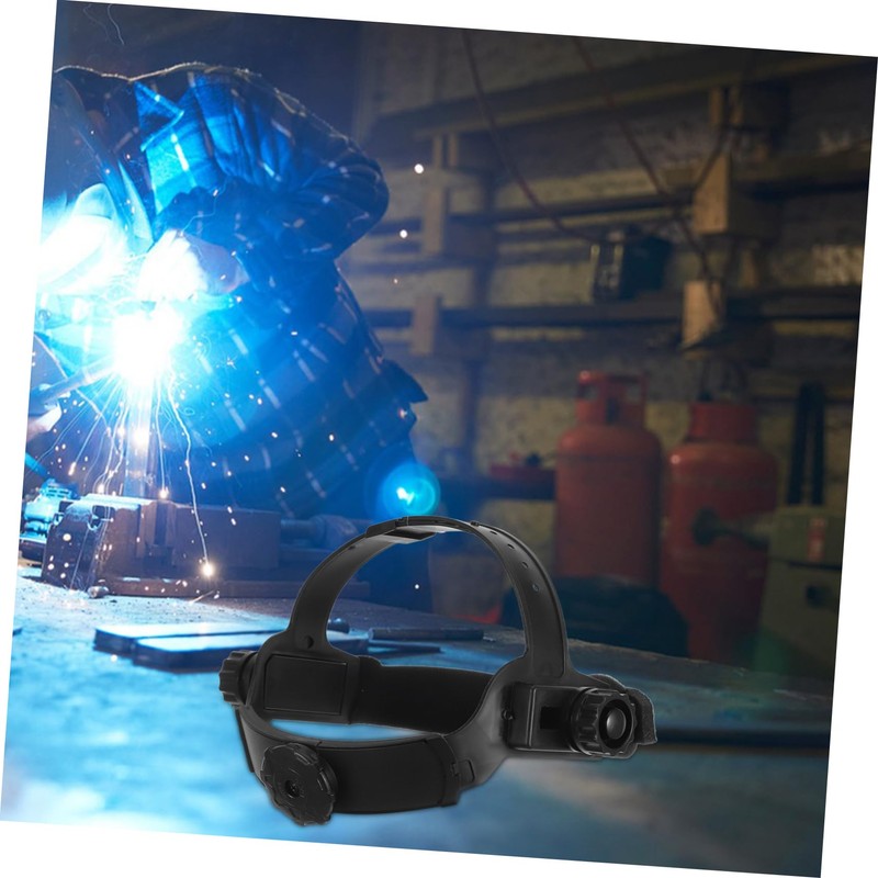 SHINEOFI Adjustable Welding Helmet Strap with Sweatband Replacement Headgear for