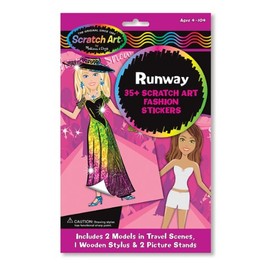 Scratch Art Scratchin' Fashion Fashion Show Fun Kit