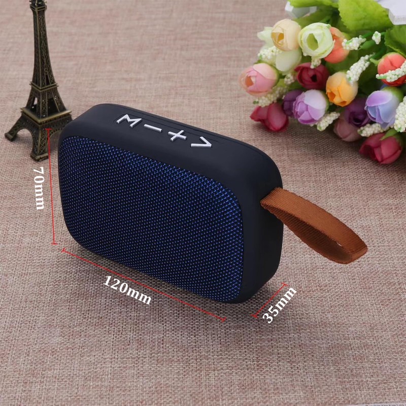 Mini BT Speaker with Subwoofer, Portable and Compact Speaker with