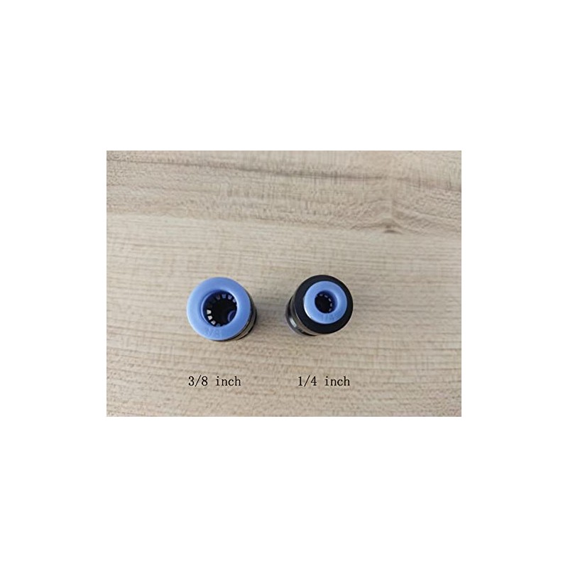 1/4" OD x 3/8" OD Pneumatic quick Connector Push to