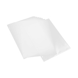 TEHAUX 10pcs Loose Leaf Bag Page Protectors Plastic Binder Sleeves for Binder