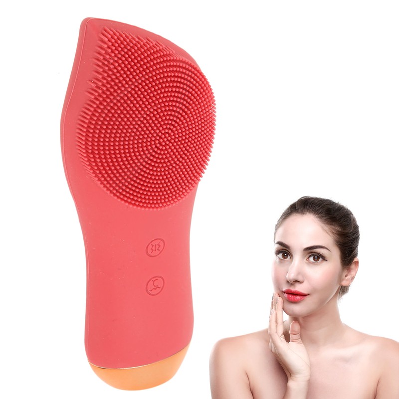 Electric Facial Cleanser Silicone Face Scrubber Waterproof Rechargeable Cleansing Massaging