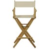 American Trails Extra-Wide Premium 30" Director's Chair Natural Frame with
