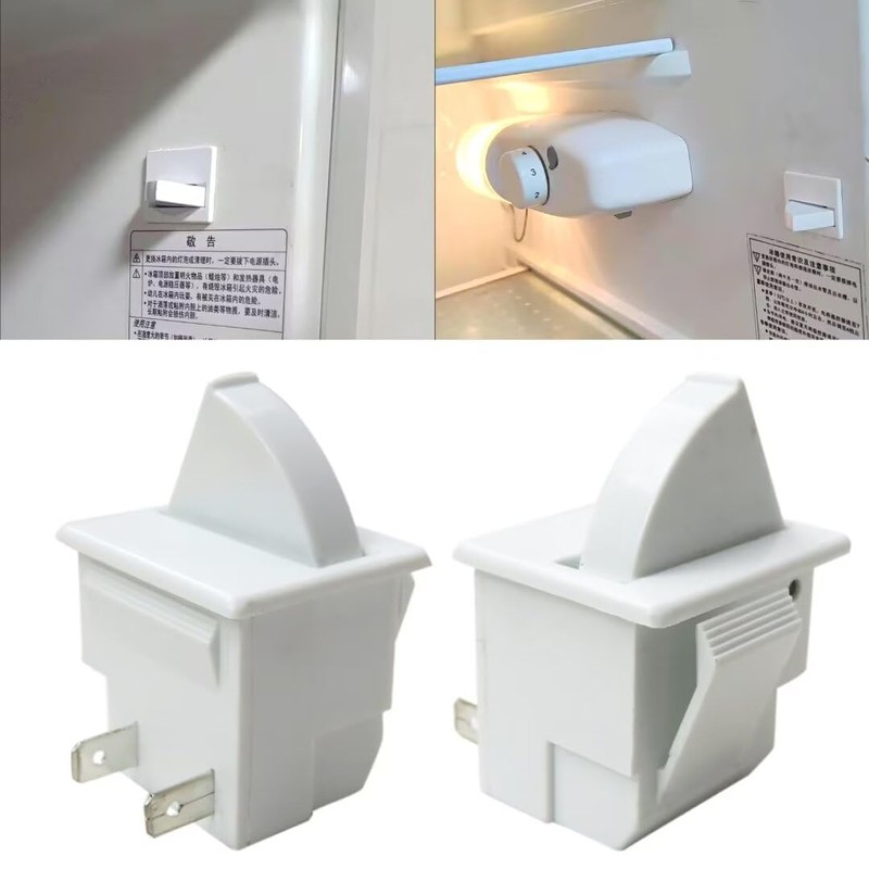 WELURE 2x White Refrigerator Door Light Switch for Subzero for