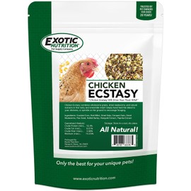Chicken Ecstasy (18 lb.) - Healthy All-Natural Backyard Chicken Feed - Natural Grains, Dried Mealworms & Natural Extracts - Promotes Healthy Chickens & Eggs