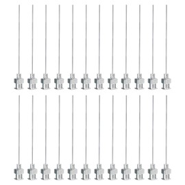 PATIKIL Blunt Tip Dispensing Needle 22G, 24 Pcs 2 Inch Stainless Steel Liquid Dispenser Needles with Lure Lock for Refilling Liquid Inks Adhesives Glue