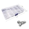 YSDMY Cylindrical Screws with Hexagon Socket, Pack of 240, M3,