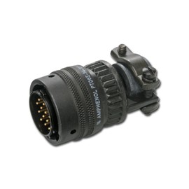 Amphenol Industrial PT06E-8-4S(SR) Circular Connector Socket, Environmental Resisting with Strain Relief, Bayonet Coupling, Solder Termination, Straight Plug, 8-4 Insert Arrangement, 8 Shell Size, 4 Contacts