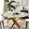 Outdoor round tablecloth with elastic band, diameter 44 inches -