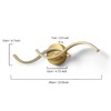 EDISLIVE Modern Wave LED Vanity Light Dimmable Modern Led Vanity
