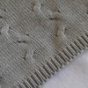 Baby's Only Hooded Bath Towel VELOUR FABRIC Braid Knitted 82