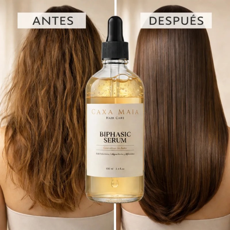Sérum Capilar Anti Frizz Caxa Maia 100ml Brillo Natural