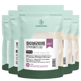 [Chamgoods] Fiberlight Fructooligosaccharide Powder 500g 5 packs / [참굿즈] 화이버라이트 프락토올리고당 분말 500g 5팩