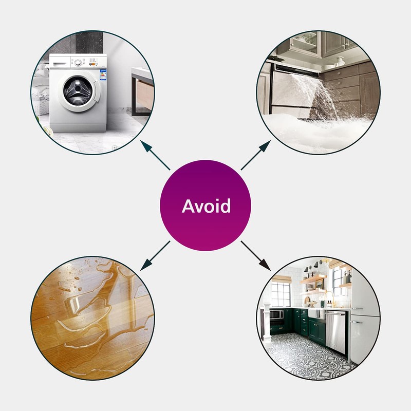 Wolf Guard SR-W04 Smart Wi-Fi Water Leak Detector, Avoid Water