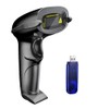 NADAMOO Wireless Barcode Scanner 328 Feet Transmission Distance USB Cordless
