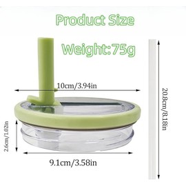 2Pcs 40 oz Tumbler Flip Straw Lid Replacement fit, Spill Proof Splash Resistant Tumbler Lids, Reusable Tumbler Cover for Car Cup and 40 oz Cup. (White)