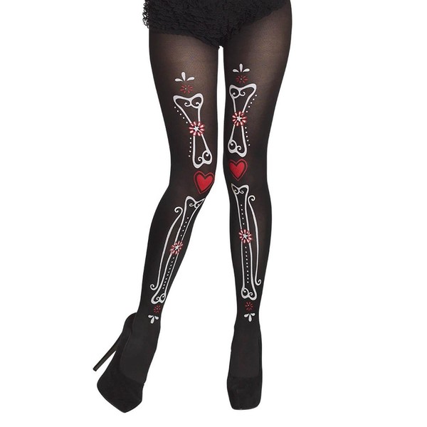 Boland 02255 La Flaca Tights One Size Black / White