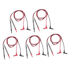 5Set HC136‑T 1000V 20A Multimeter Test Leads Universal Digital Gold Plated Voltmeter Leads