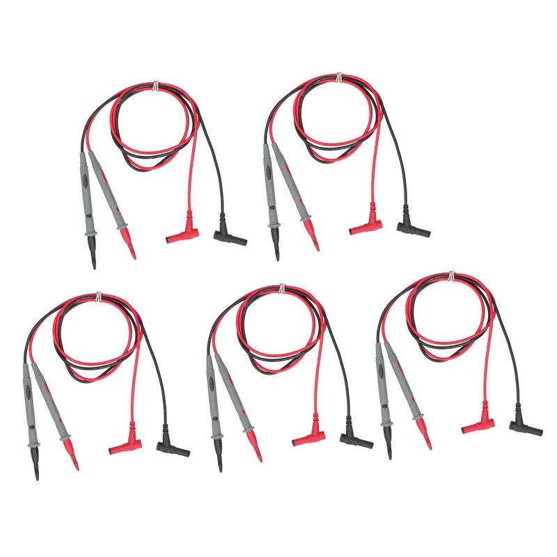 5Set HC136‑T 1000V 20A Multimeter Test Leads Universal Digital Gold