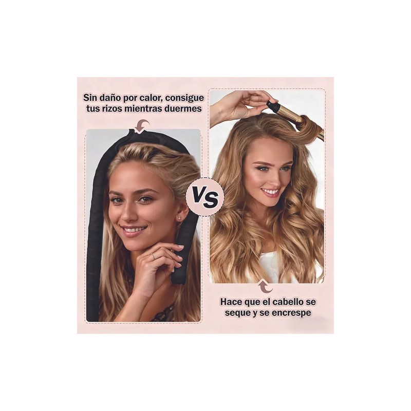 Cepillo Para Rizado + Gorro Para Dormir + Cabello Rizos