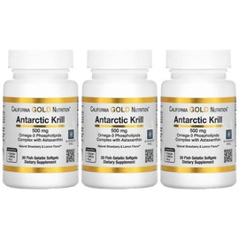 RIMFROST 3개 세트 CGN 남극 크릴 오일 오메가3 아스타잔틴 500mg 30캡슐 RIMFROST 3-Pack CGN Antarctic Krill Oil Omega 3 Astaxanthin 500mg 30 Capsules RIMFROST