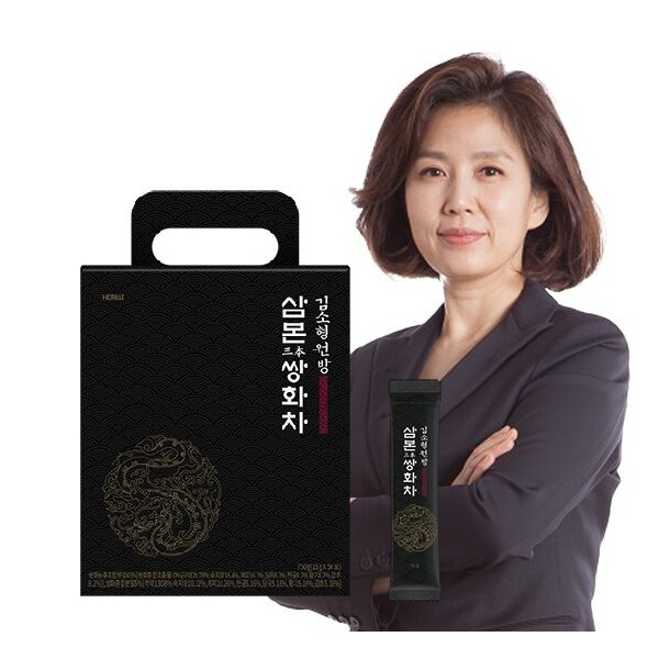 Kim Sohyung Wonbang Premium Sambon Ssanghwacha 50 packets, single option / 김소형 원방 프리미엄 삼본 쌍화차 50포, 단일옵션
