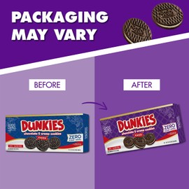 ChocZero Keto Chocolate Sandwich Cookies with Creme - Low Sugar Gluten Free Dunkies (1 Box, 9oz)