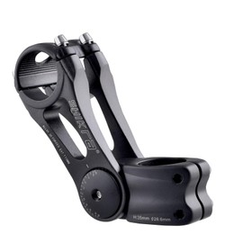 Azarxis Bike Stem Adjustable 25.4 31.8mm Bicycle Stem MTB 85 Degree - 90 110 145mm Aluminum Alloy Mountain Bike Handlebar Riser Extender Universal for MTB Road City Cycling BMX (Black - 31.8 x 110)