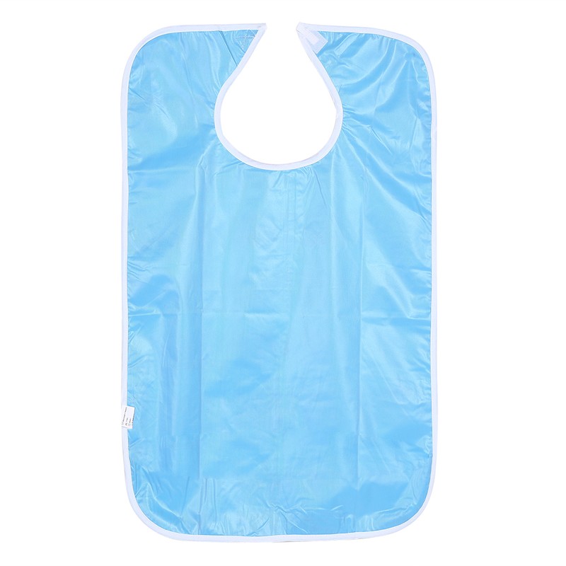 Adult Waterproof Mealtime Bib Double Layer Elder Dinning Clothes Protector