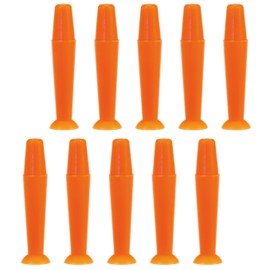 SPORTS WORLD VISION Suction Holder Inserter/Remover | Hard Contact Lens Only and Prosthetic Eyes | Orange | 10 Pieces