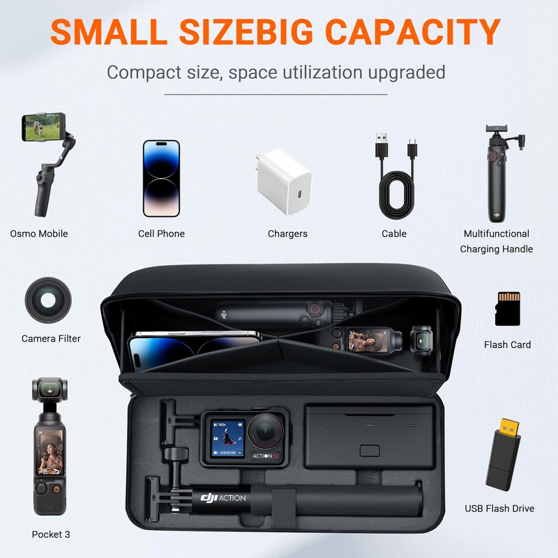 CYNOVA Osmo Action 5 Carry Case for DJI Action 5