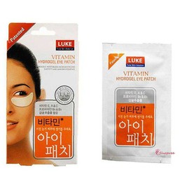 샵팡D Luke Vitamin Eye Mask Pack - Under Eye Cream, 5 Sheets, Eye Patches for Dark Circles, Wrinkles, and Facial Patches