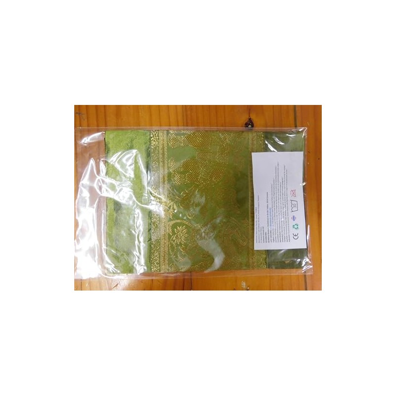 Table Runner Elephant Tablecloth Tablerunner Elegant Thai Silk (green)