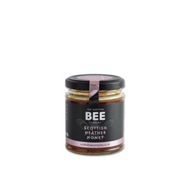 Scottish Heather Honey from The Scottish Bee Company 227g - Natural, Sweet, Soft Set Amber Honey Made in the UK