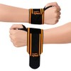 TYNOR Wrist Wraps for Weightlifting with Heavy Duty Thumb Loop
