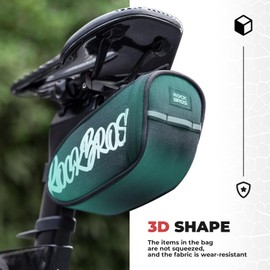 ROCKBROS Bicycle Saddle Bag Portable Saddle Bag for Road Bikes Mountain Bikes Gravel Bike and Folding Bikes Bicycle Accessories for the Saddle