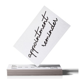 ITZAMNA Appointment Card Reminder 100 White