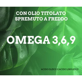 Semi di Zucca Olio Capsule Molli - 70 Softgels - Acido Linoleico Acido Oleico Omega 3-6-9 da Olio Spremuto a Freddo - 1 Perla al dì