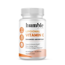 Vitamina C Liposomal 60 Cápsulas - Suplemento Antioxidante para la Energía - Cápsulas Veganas Sin Gluten y Sin OMG