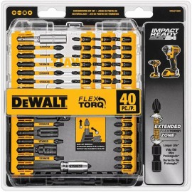 DEWALT DWA2T40IR IMPACT READY FlexTorq Screw Driving Set, 40-Piece
