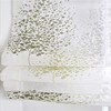 Kutti Bellinda Roman Blind with Eyelets White Taupe / Green